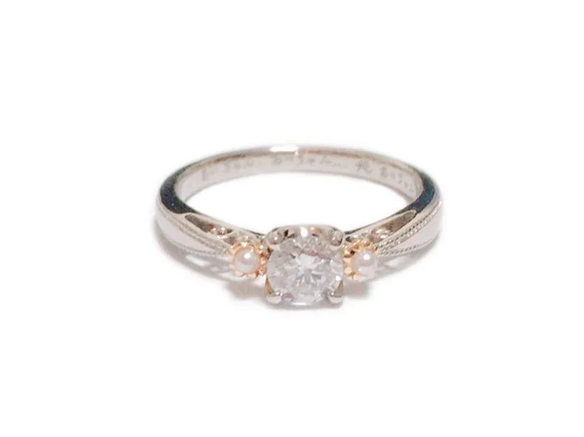 茨城県鉾田市:O様ご夫妻 オーダー婚約指輪