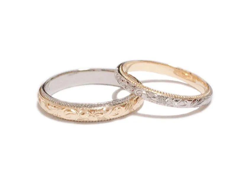 茨城県鉾田市:O様ご夫妻 オーダー結婚指輪